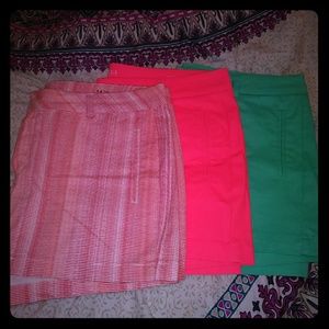 Three twill shorts bundle